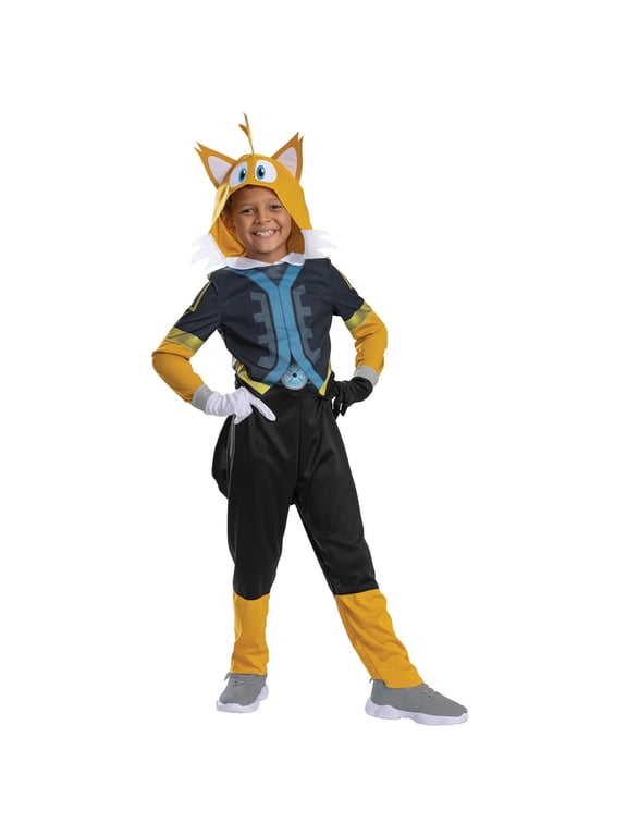 Boys' Sonic Prime Tails Classic Costume - Size 4-6