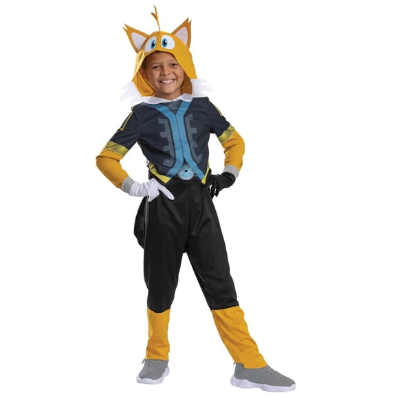 Disguise Boys' Sonic Prime Tails Classic Costume - Size 7-8