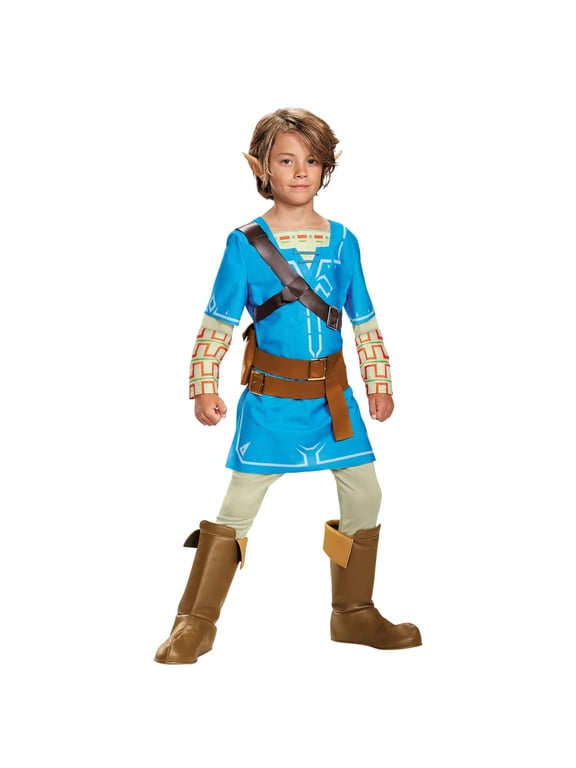 Boys' The Legend of Zelda: Breath of the Wild Link Deluxe Costume - Size 4-6