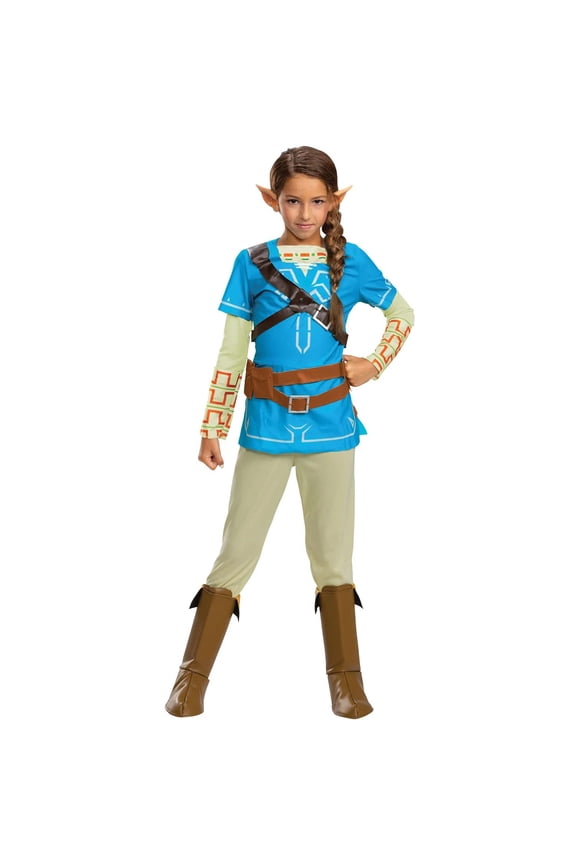 Boys' The Legend of Zelda: Breath of the Wild Link Deluxe Costume - Size 7-8