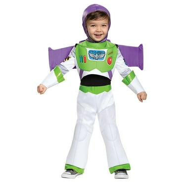 Disguise Boys' Toy Story Buzz Lightyear Deluxe Costume - Size 4-6