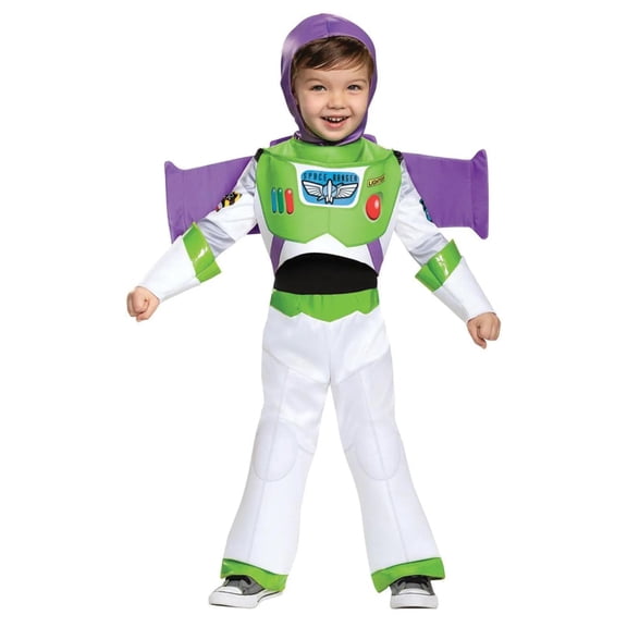 Disguise Boys' Toy Story Buzz Lightyear Deluxe Costume - Size 4-6