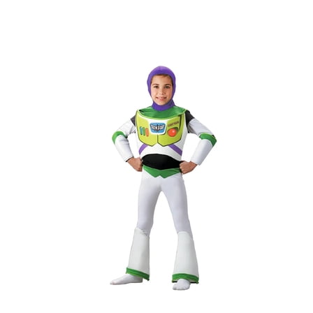 Disguise Boys' Toy Story Buzz Lightyear Deluxe Costume - Size 7-8