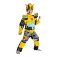 thumbnail image 1 of Disguise Boys' Transformers Bumblebee Muscle Jumpsuit Costume - 3T-4T, 1 of 2
