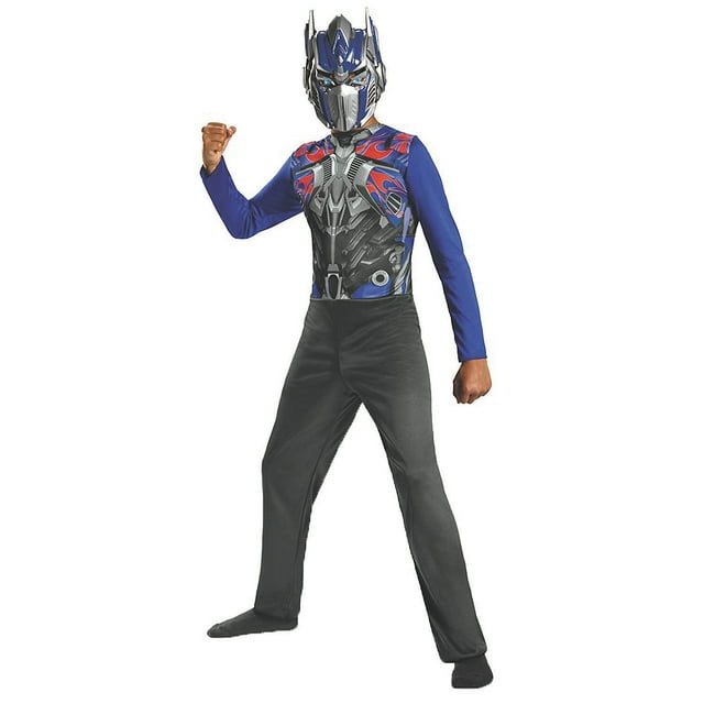 Disguise Boys' Transformers Optimus Prime Jumpsuit Costume - Size 4-6