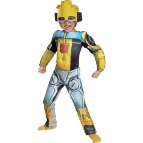 Disguise Boys' Transformers Rescue Bots Bumblebee Costume - Size 4-6