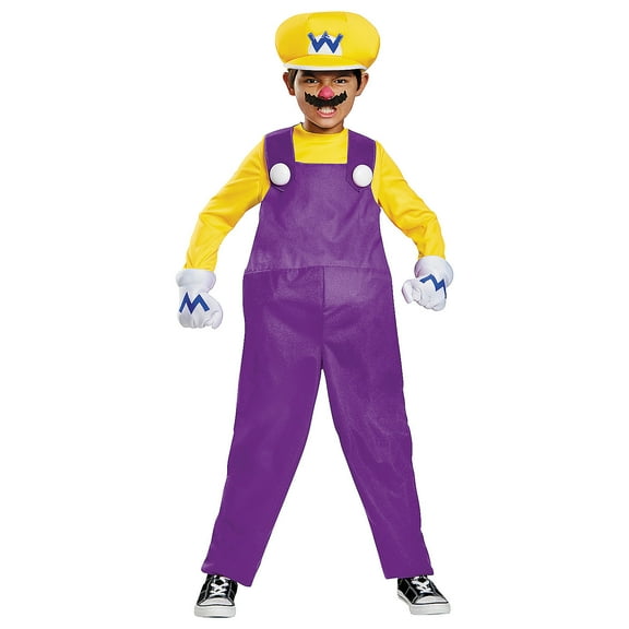 Disguise Boys' Wario Deluxe Costume - 10-12