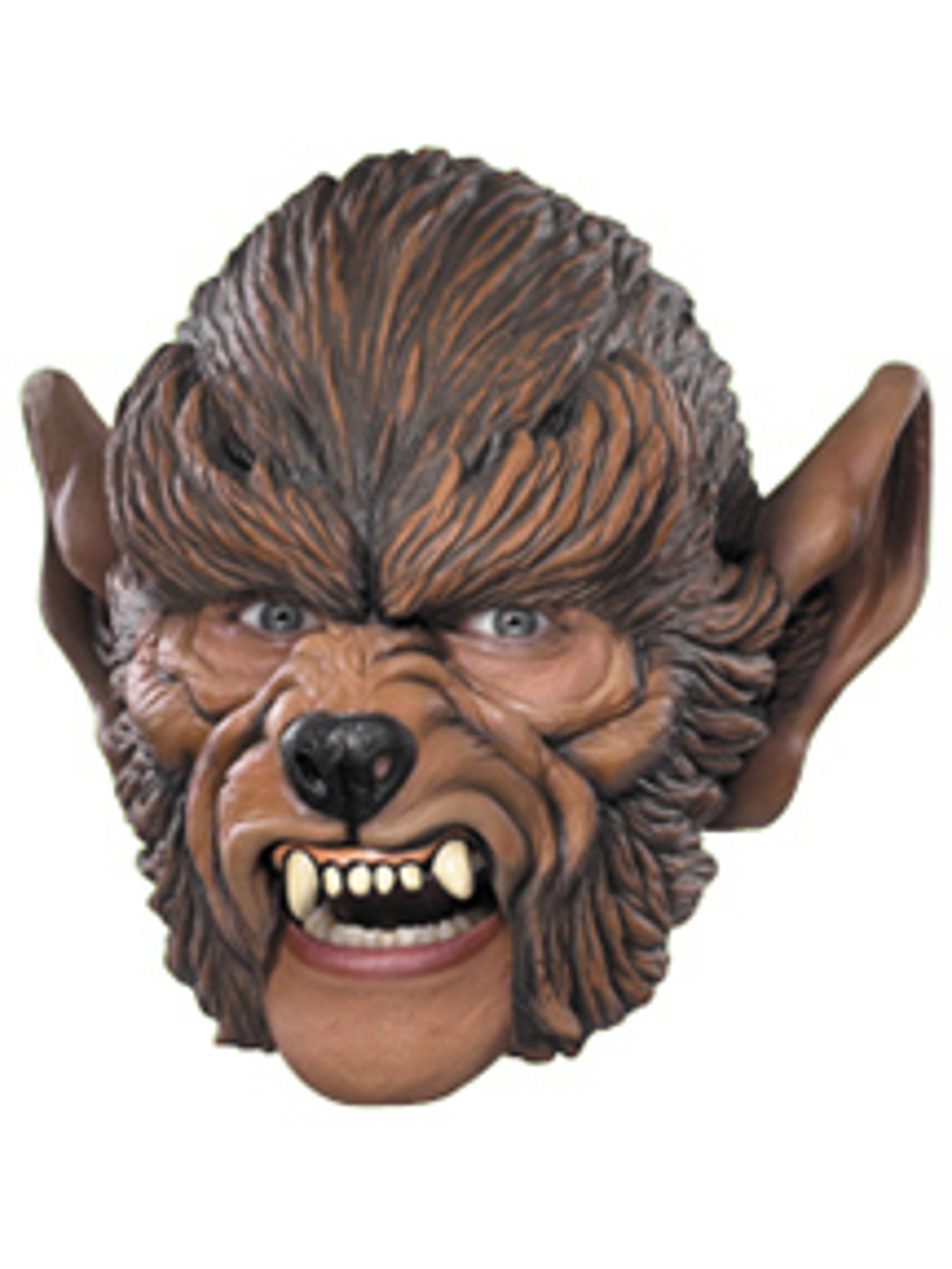 Disguise Classic Vinyl Werewolf Chinstrap Mask Costume Accessory