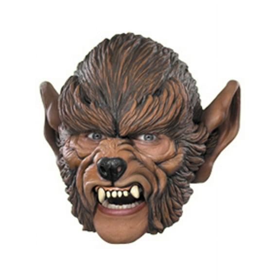 Disguise Classic Vinyl Werewolf Chinstrap Mask Costume Accessory