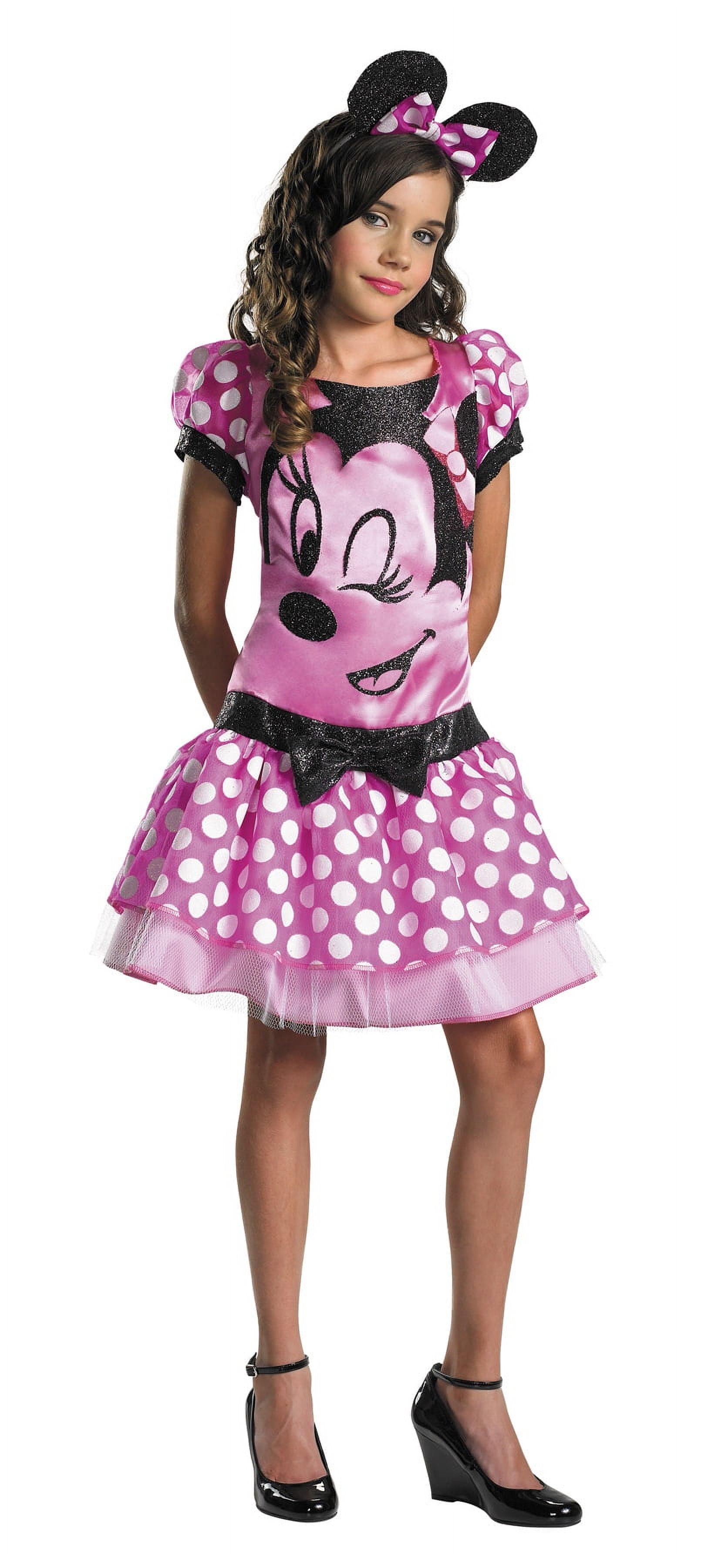 DIY No Sew Minnie Mouse Costume - Girl Loves Glam  Minnie mouse girl  costume, Minnie mouse costume kids, Minnie costume