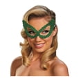 thumbnail image 1 of Disguise Costumes Adult Green Masquerade Ball Costume Accessory Elegant Large Sequin Mask, 1 of 2
