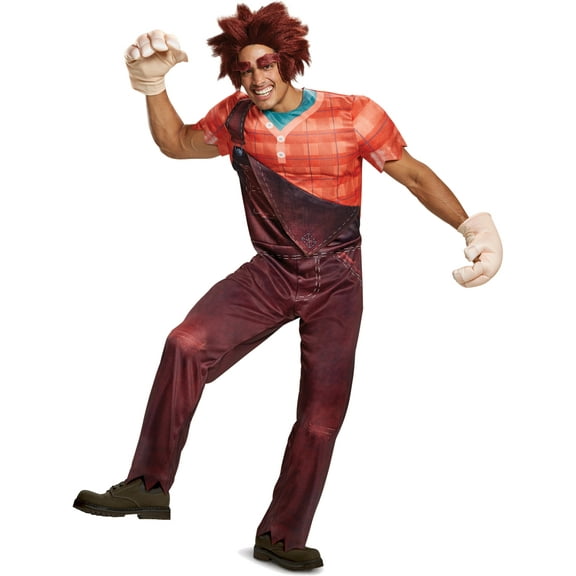 Adult's Mens Deluxe Wreck It Ralph Costume Medium 38-40