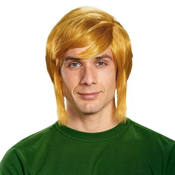 Disguise Costumes Adults Mens Link The Legend Of Zelda Blonde Elf Wig Costume Accessory