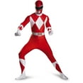 thumbnail image 1 of Disney Power Rangers Red Ranger Mens Adults Bodysuit Costume XXL 50-52, 1 of 2