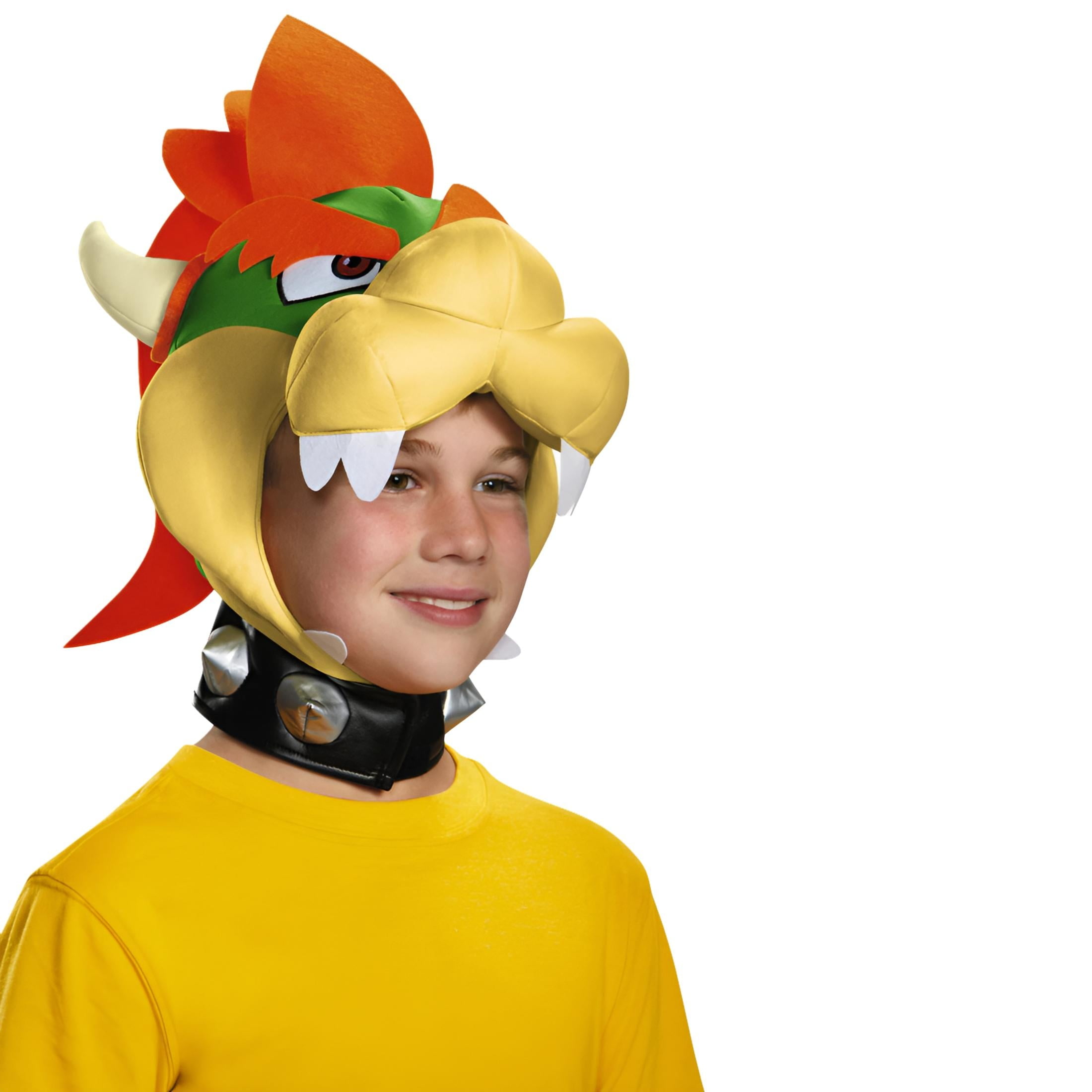 Disguise Nintendo Mario Bros Bowser Headpiece Hat for Kids