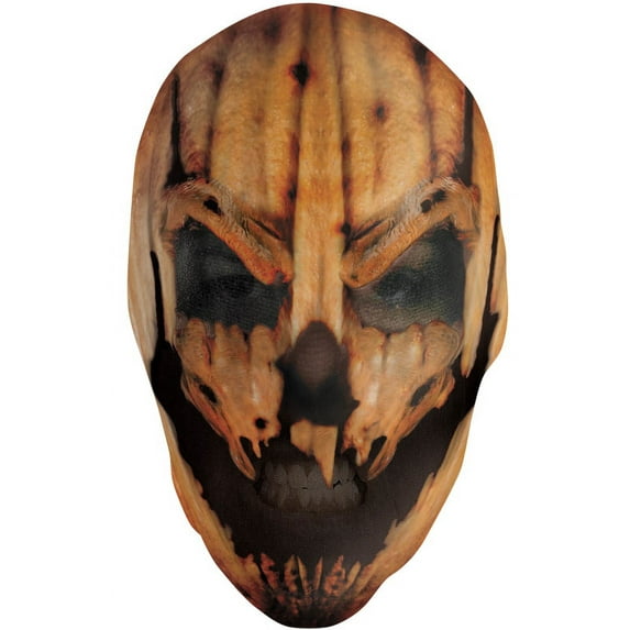 Disguise Costumes Teen Size Scary Evil Pumpkin Nylon Fabric Costume Mask