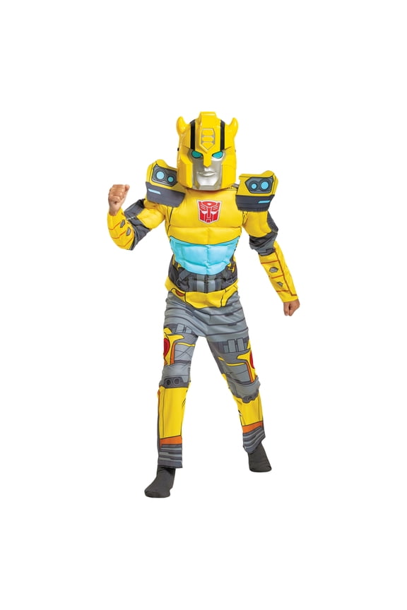 Costumes Transformers Bumblebee Eg Muscle Boy's Costume Small 4-6