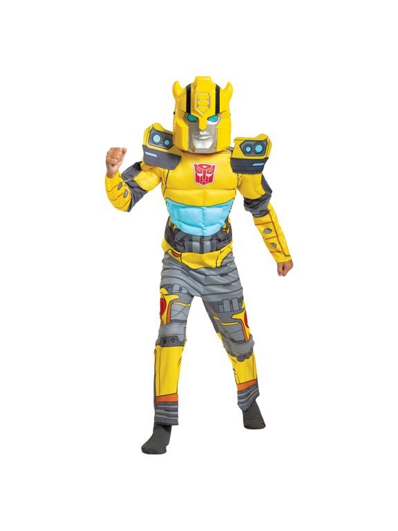 Costumes Transformers Bumblebee Eg Muscle Boy's Costume Small 4-6
