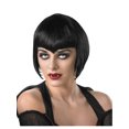 thumbnail image 1 of Disguise Costumes Womens  Gothic Emo Vampire Costume Black Wig Pointed Bangs, 1 of 2