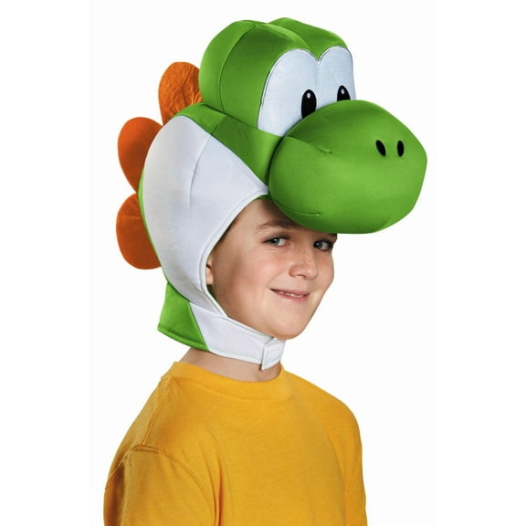 Disguise Costumes Yoshi Headpiece Child Boys Nintendo Mario Brothers Costume Accessory