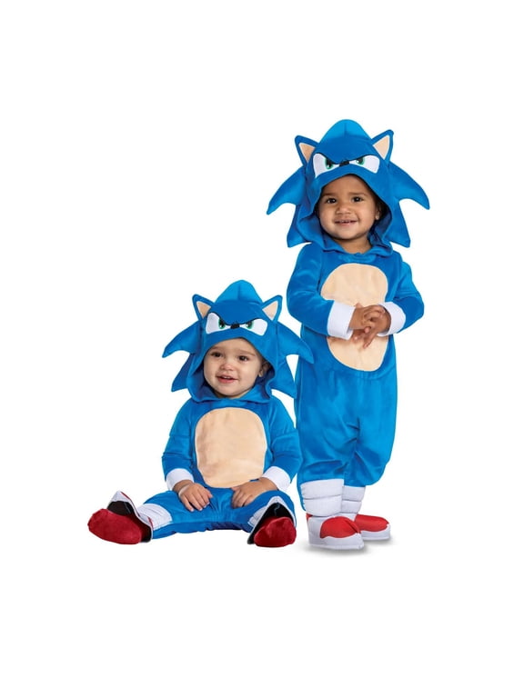 Toddler Sonic The Hedgehog 3 Posh Costume - Size 2T - Red