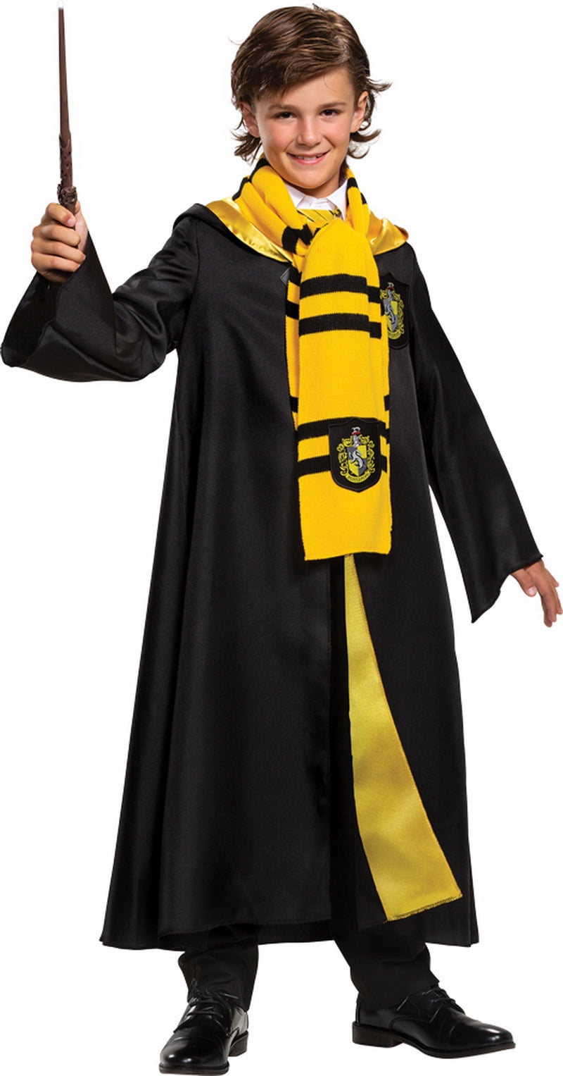 Disguise Deluxe Harry Potter Hogwarts School Hufflepuff Scarf Costume ...