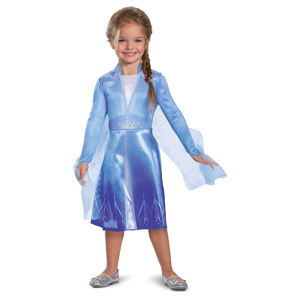 Frozen Girls Elsa Travelling Dress Costume