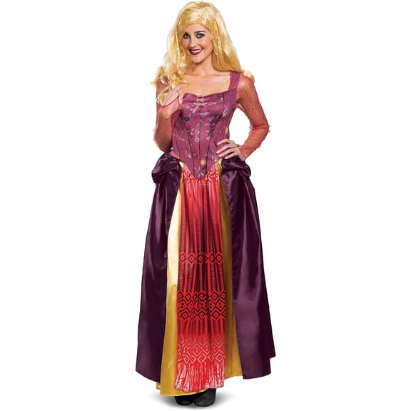Hocus Pocus Sarah Dress Deluxe Women's Costume Small 4-6