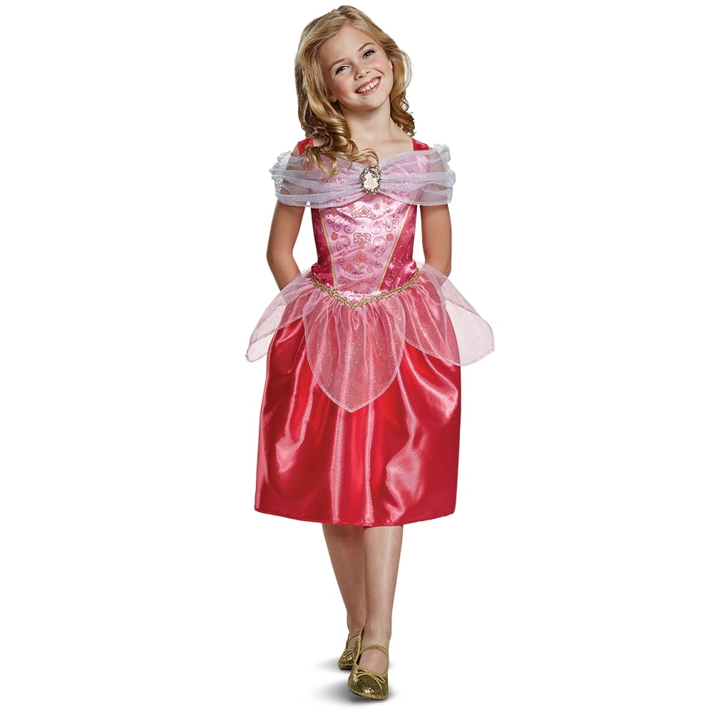 Disguise Disney Princess Aurora Basic Plus Girls Halloween Costume