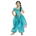 thumbnail image 1 of Disguise Disney Princess Jasmine Girls Costume, Blue/Gold, Small 5-6, 1 of 2