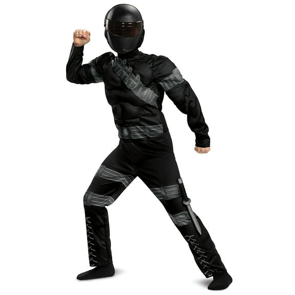 Disguise G.I. Joe Boys Classic Snake Eyes Retro Muscle Halloween Costume Exclusive