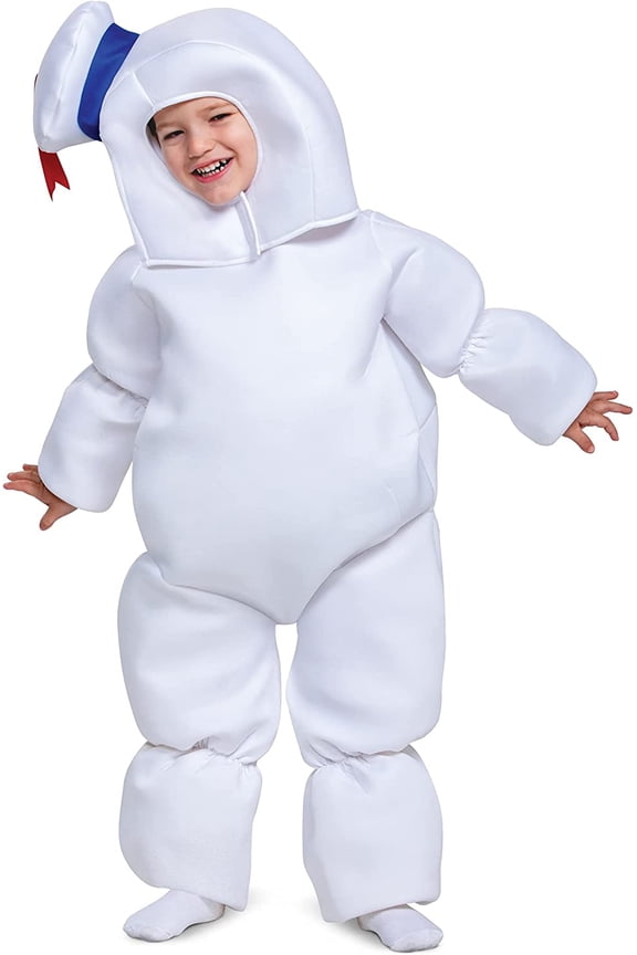 Ghostbusters: Afterlife Mini Puft Marshmallow Toddler Costume | M (3T-4T) Unisex