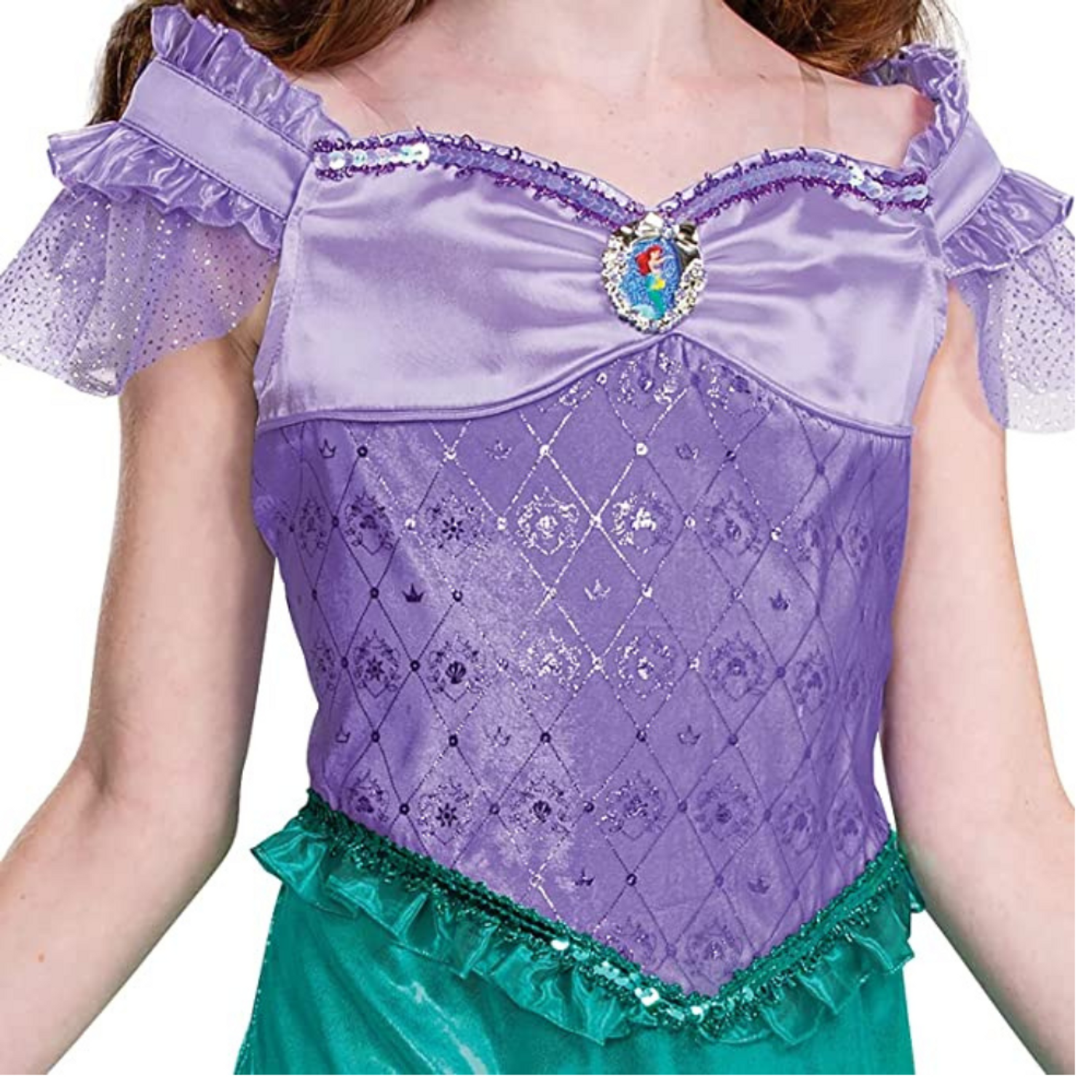 Disguise Girl's Prestige Disney Princess Dress Pretend Play Costume Dress-Up (Ariel, XS (3T-4T)) - image 1 of 4