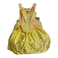 thumbnail image 1 of Disguise Girl's Prestige Disney Princess Dress Pretend Play Costume Dress-Up (Belle, S (4-6X)), 1 of 2