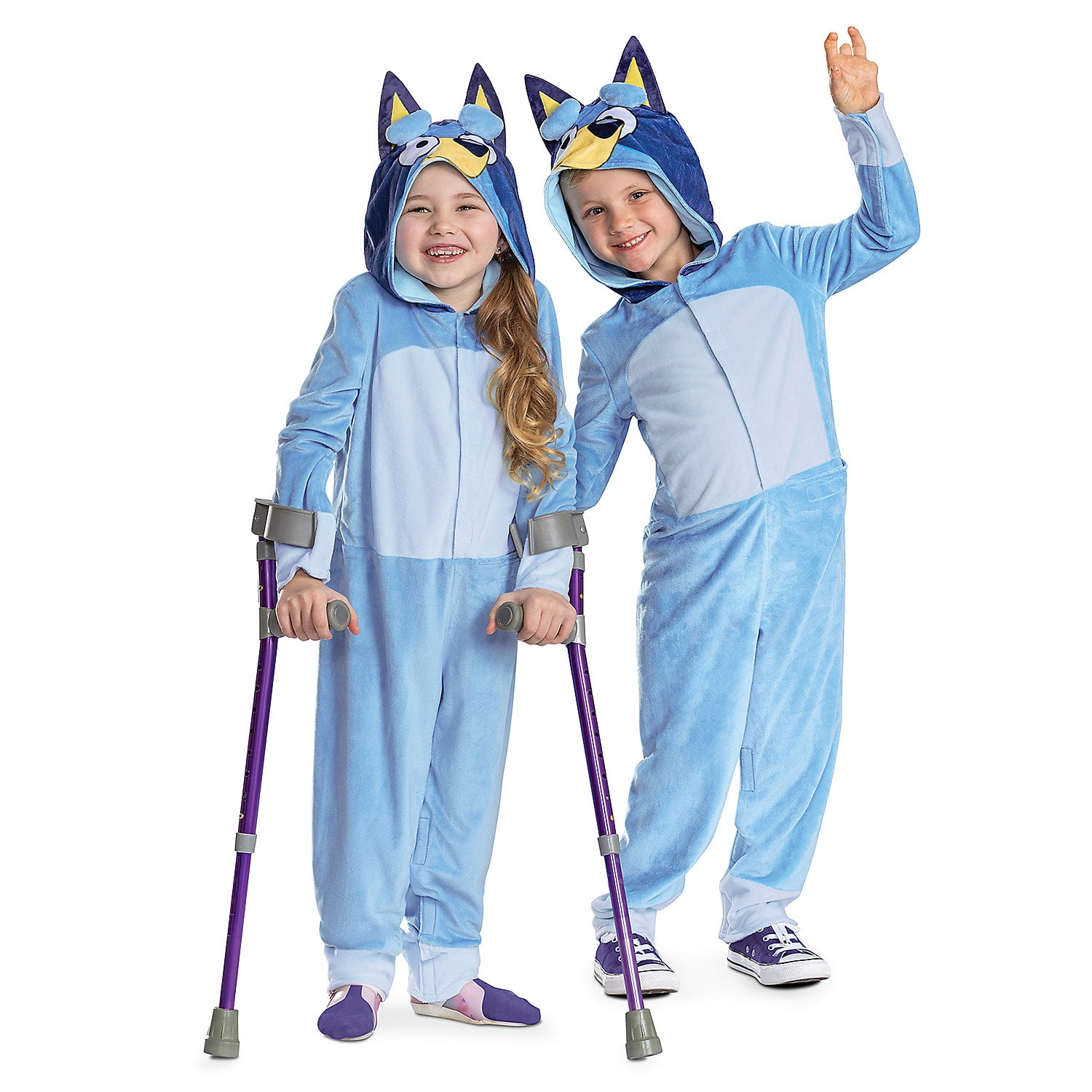 Disguise Girls' Blue Adaptive Jumpsuit Costume - Size 4-6 - Blue