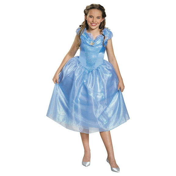 Disguise Girls' Cinderella Costume - Size 10-12