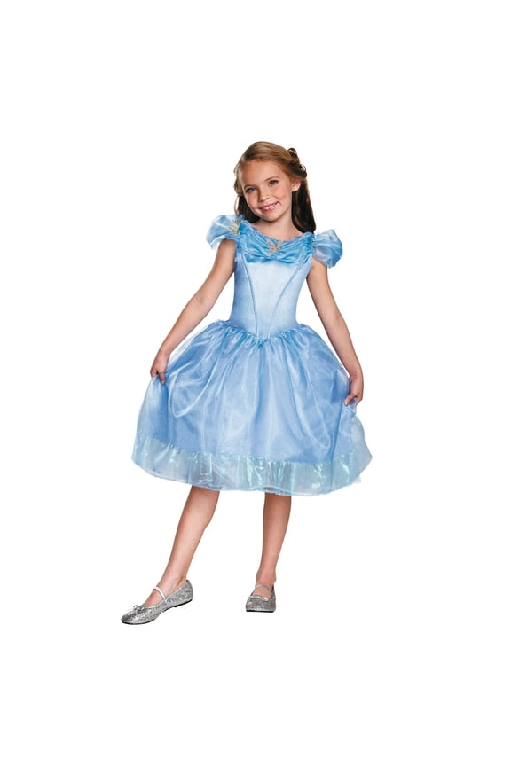 Girls' Cinderella Movic Classic Costume - Size 4-6X