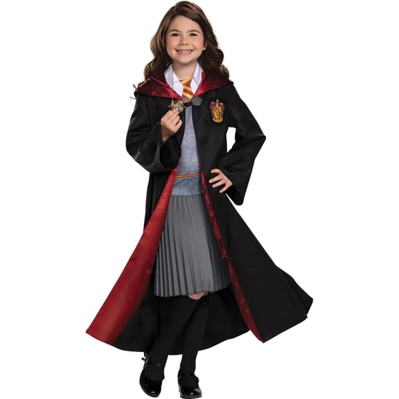 Disguise Girls' Deluxe Harry Potter Hermione Costume - Size 7-8