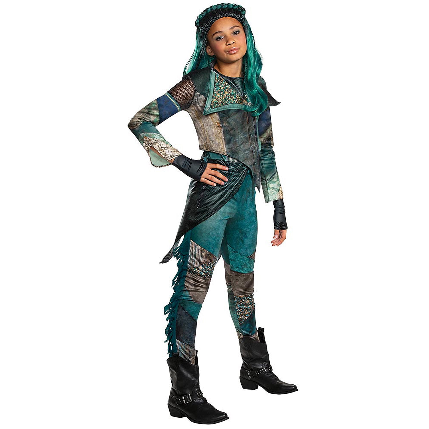 Disney Descendants 2 Uma Costume With or Without Hat Girls 7