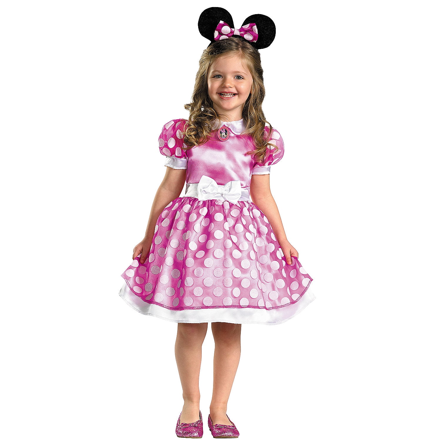 Disguise Girls Disney Minnie Mouse Dress Costume Size 7 8