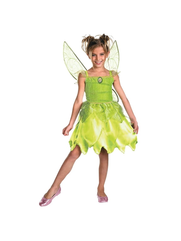Girls' Disney Peter Pan Tink and the Fairy Rescue Tinker Bell Costume - Size 4-6