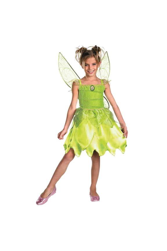 Girls' Disney Peter Pan Tink and the Fairy Rescue Tinker Bell Costume - Size 4-6