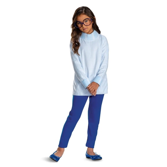 Disguise Girls' Disney/Pixar's Inside Out 2 Sadness Classic Costume - Size 7-8 - Blue