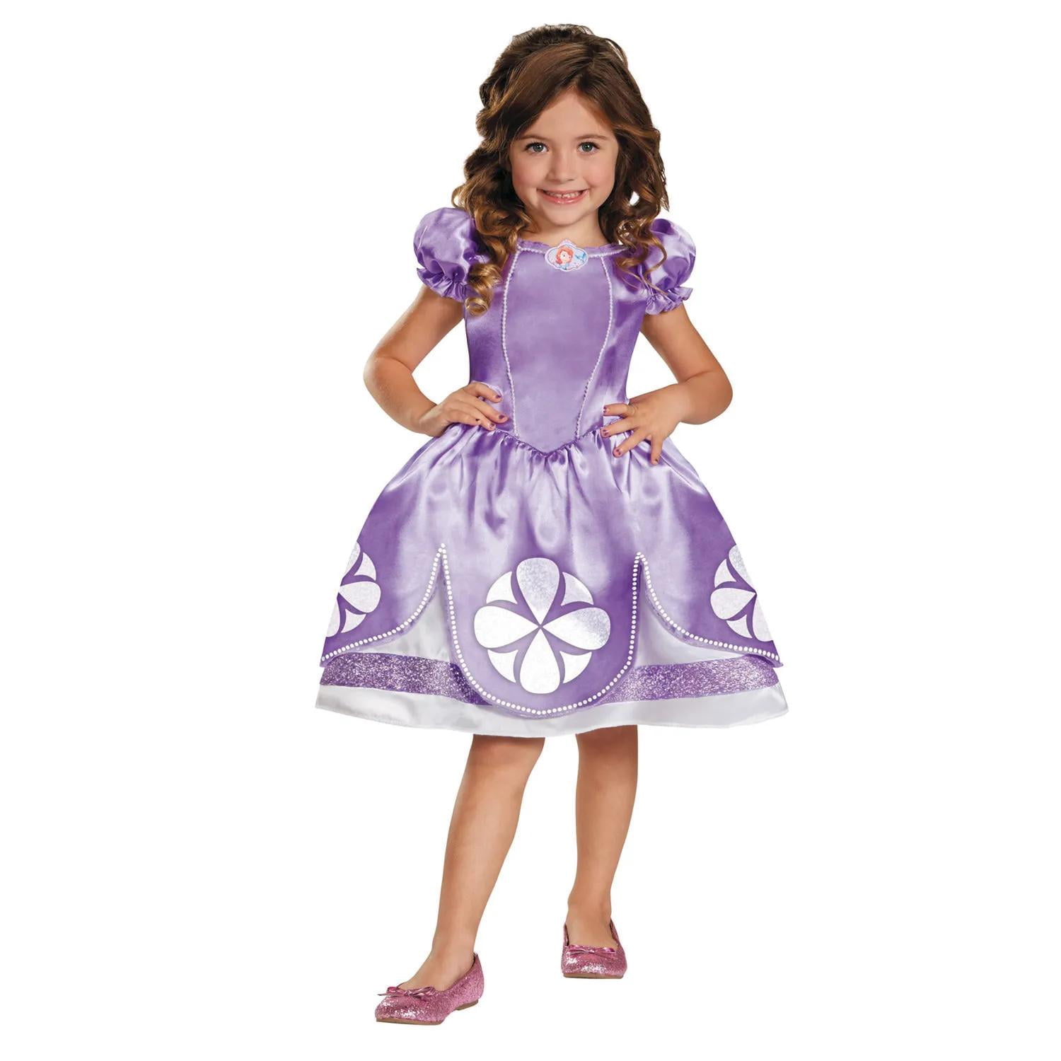 Disguise Girls' Disney Sofia the First Costume - Size 4-6