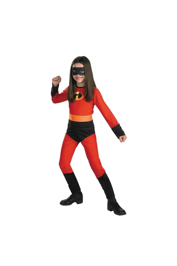 Girls' Disney The Incredibles Violet Superhero Costume - Size 7-8