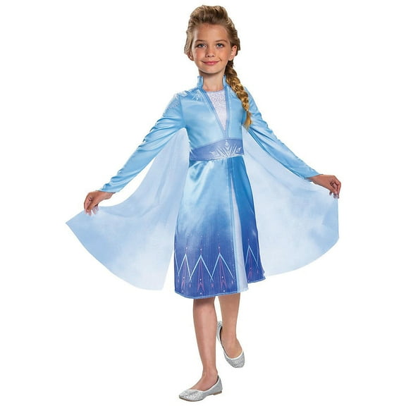 Disguise Girls' Disney's Frozen Elsa Classic Costume - Size 4-6
