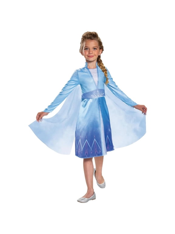 Girls' Disney's Frozen Elsa Classic Costume - Size 4-6