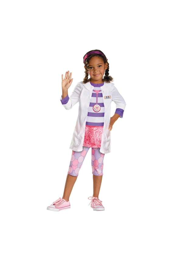 Girls' Doc McStuffins Classic Costume - Size 4-6x
