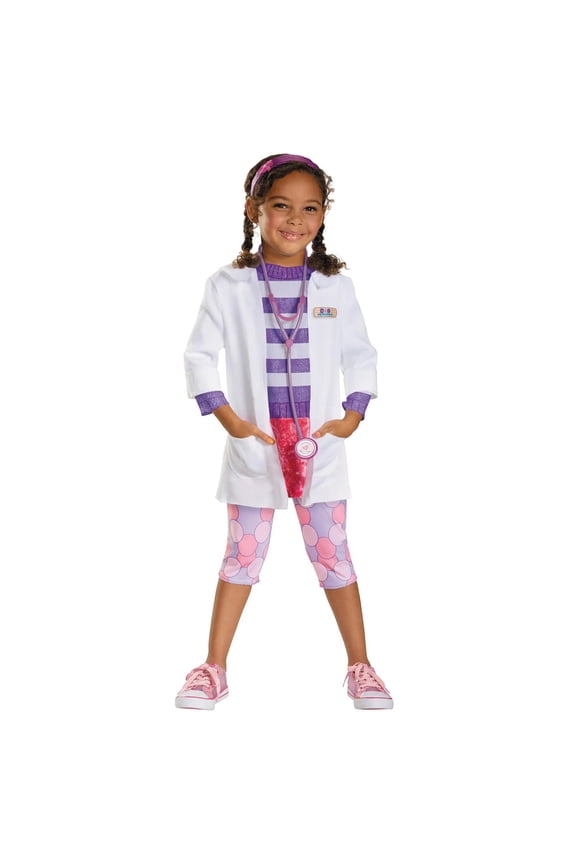 Girls' Doc McStuffins Deluxe Costume - 4-6x