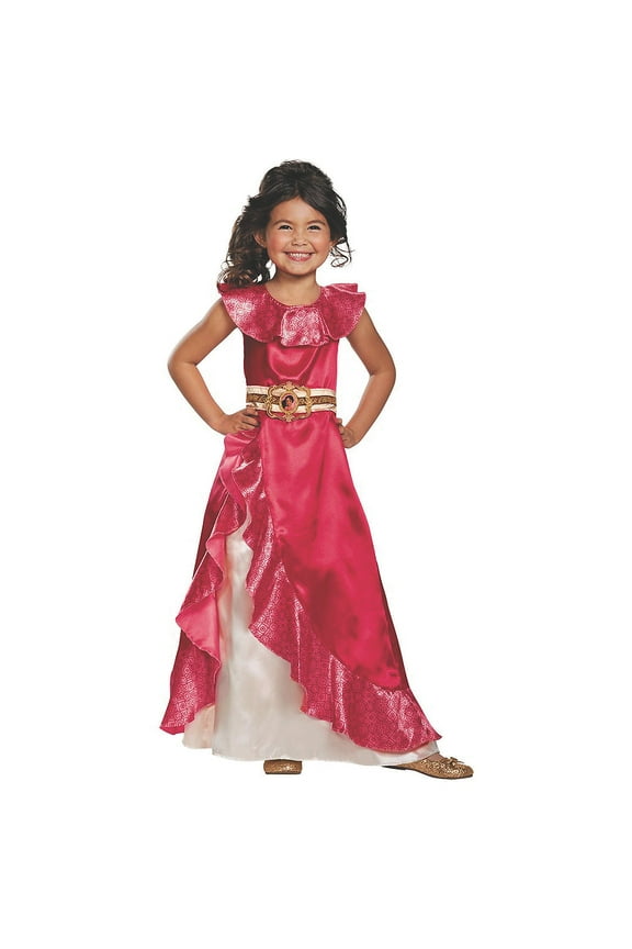Girls' Elena of Avalor Adventure Dress Costume - Size 7-8